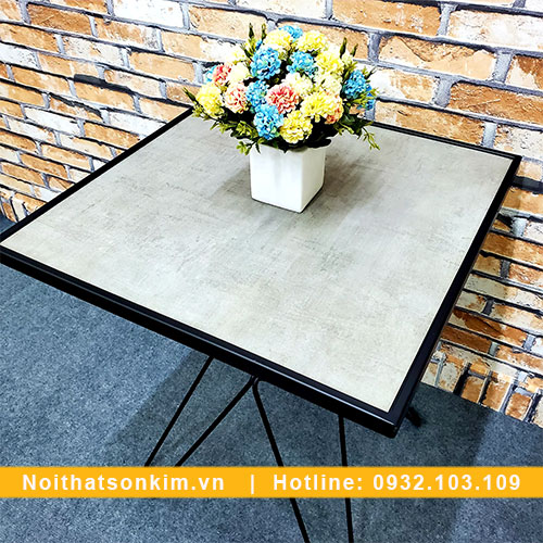 bàn cafe sắt