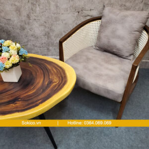Bàn ghế gỗ cafe nhỏ đẹp