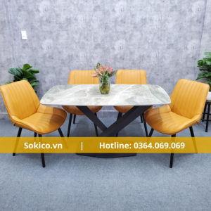 Bàn Ghế Ăn Gia Đình BGD10 - Bộ Bàn Ghế Ăn 4 Người Phong Cách Hiện Đại