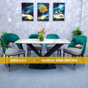 Bàn Ghế Ăn Gia Đình BGD18 - Bộ Bàn Ghế Ăn Cơm Giá Rẻ Phong Cách