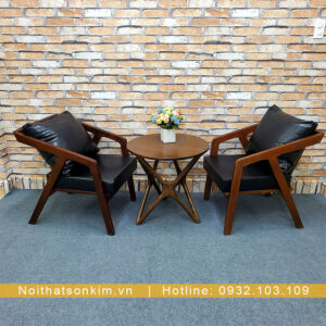 Bàn Ghế Gỗ Quán Cafe BGC126