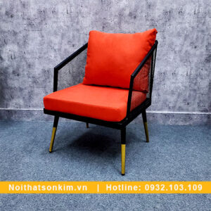 Bàn ghế cafe chân sắt BGC141