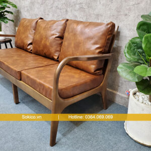 Ghế cà phê gỗ dài