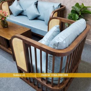 Mẫu ghế cafe gỗ vintage