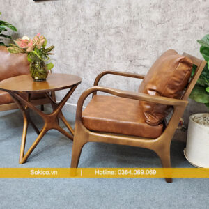Bàn ghế cafe gỗ