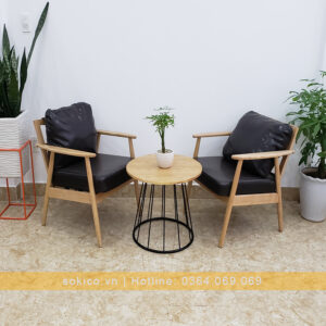 Bàn Ghế Gỗ Cafe Giá Rẻ BGC104
