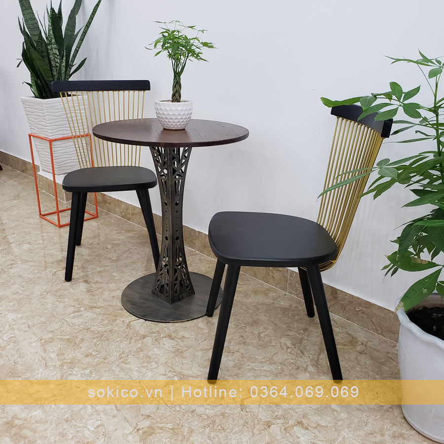 Bàn ghế gỗ cà phê BGC103 Bàn ghế gỗ cà phê BGC103