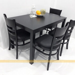 Bàn Ghế Ăn Gỗ BNH06 - Bộ Bàn Ghế Ăn Bằng Gỗ Hiện Đại