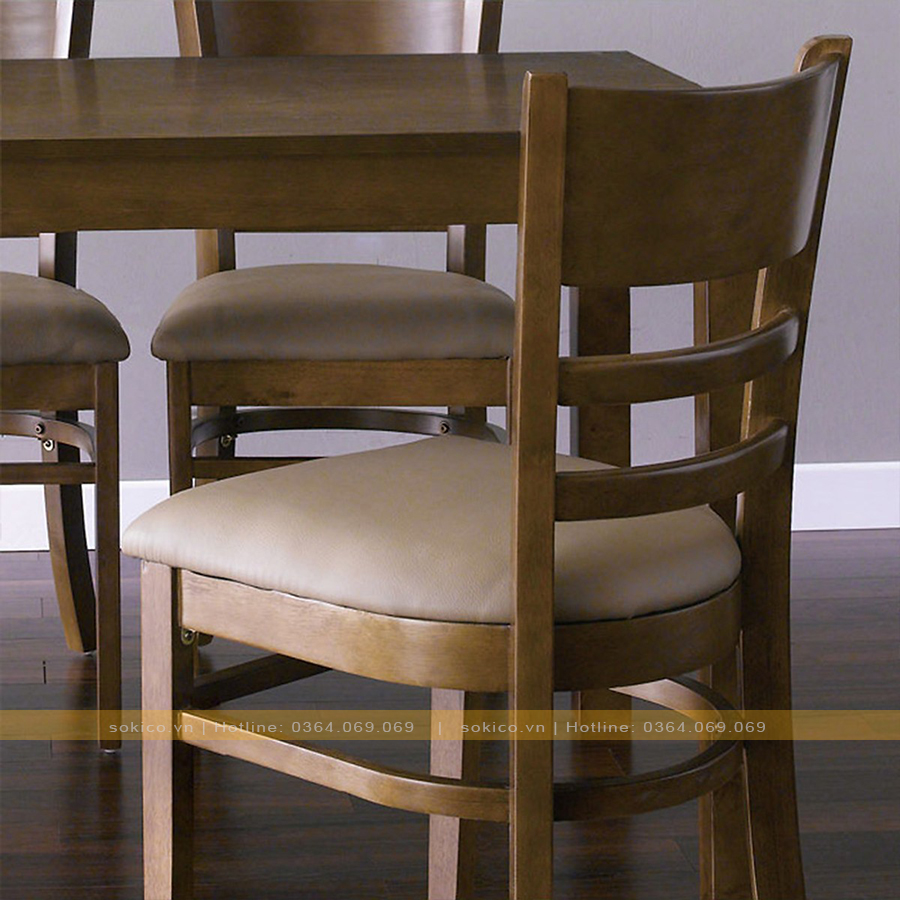 Bộ bàn ghế nhà hàng 4 ghế