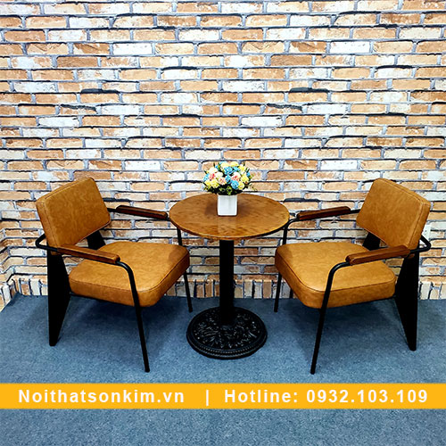 bàn ghế cà phê sắt