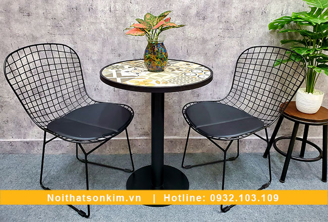 Bàn ghế cà phê BGC136 Bàn ghế cà phê BGC136