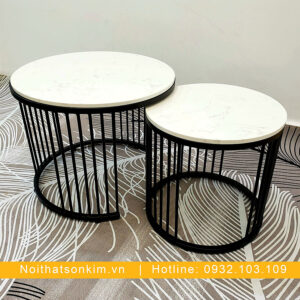 Bàn Sofa Chân Sắt BS8 Bàn Sofa Đôi Kiểu Dáng Hiện Đại