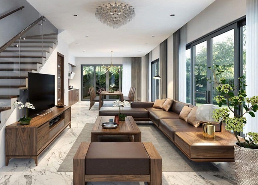Mẫu bàn ghế sofa cho căn phòng hiện đại