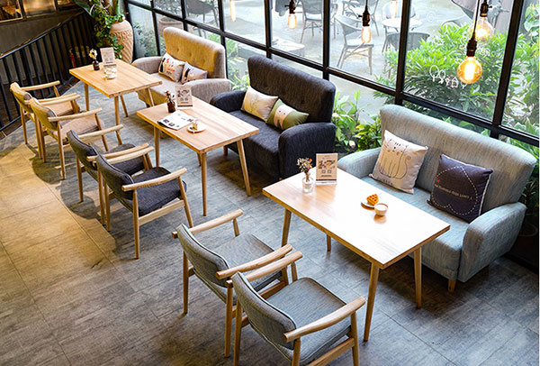 bố trí quán cafe