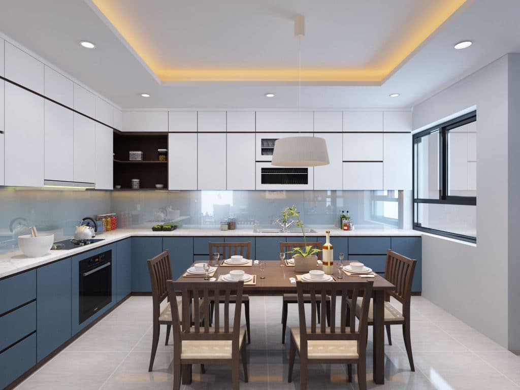 Lựa chọn bàn ăn dạng bàn hình chữ nhật