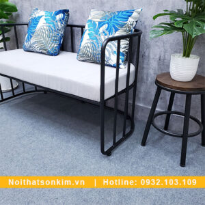 Ghế sắt cafe GC93 khung sắt đẹp